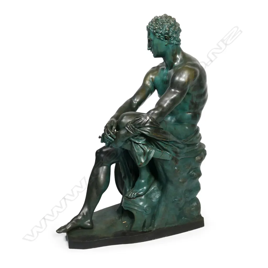 A large 19thC bronze of the god of war 'The Ludovisi Ares', Image 1++