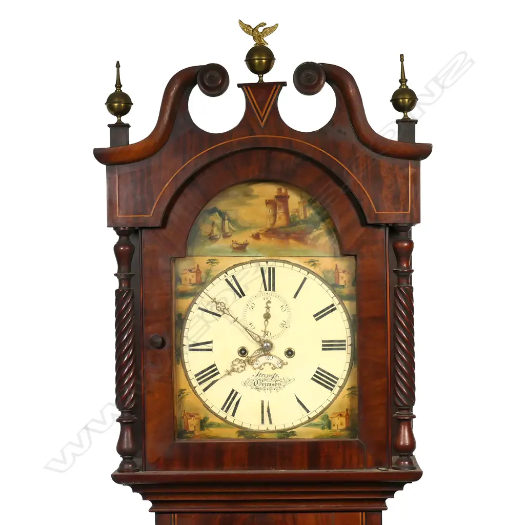 A Victorian mahogany longcase clock, Image 1++