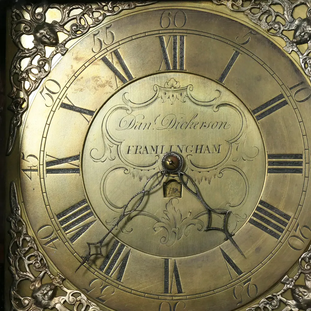 An 18thC oak long case clock, Image 1++