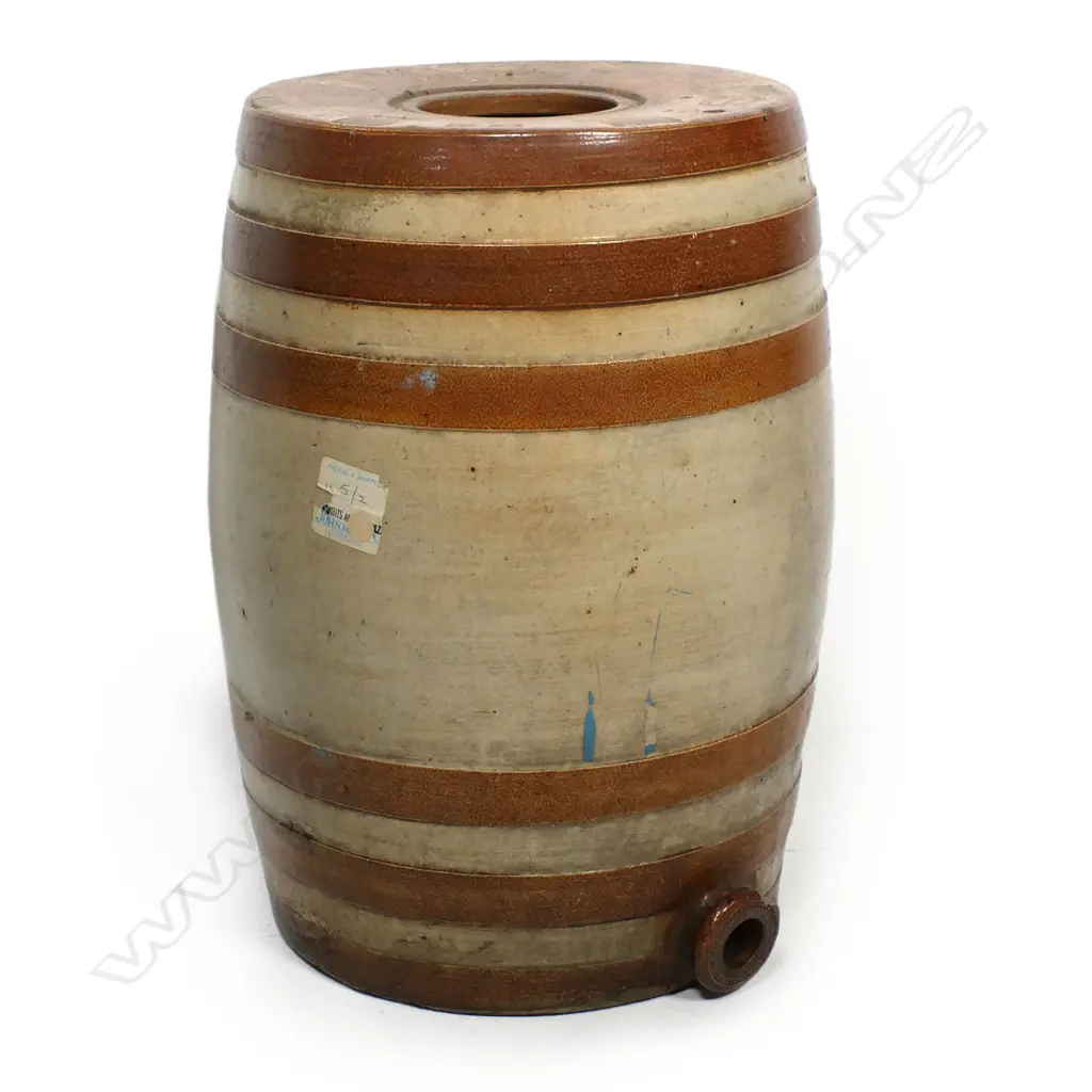 DOULTON LAMBETH STONEWARE KEG '5' H.440mm Image 1++