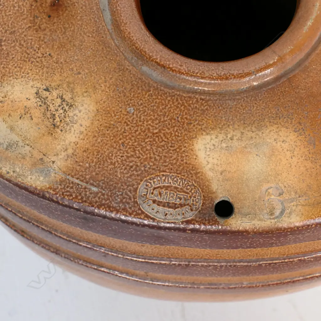DOULTON LAMBETH STONEWARE KEG '6' H.440mm Image 1++