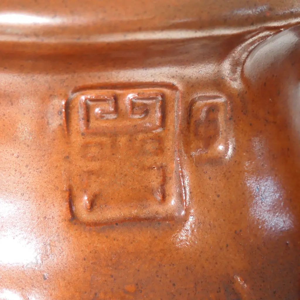 A large impressive Greg Barron Shino jug, Image 1++