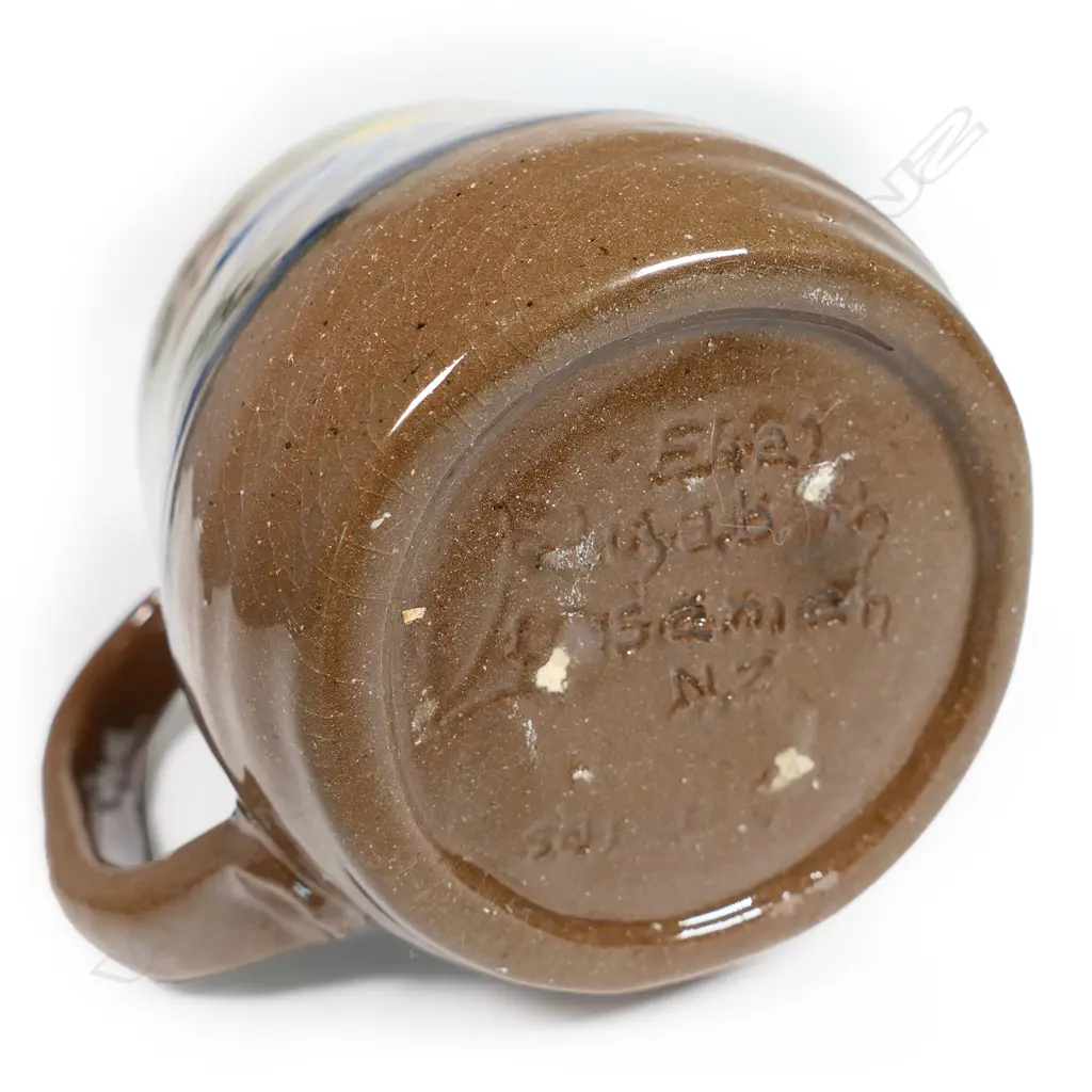 Elizabeth Lissaman 1959 studio pottery jug, Image 1++