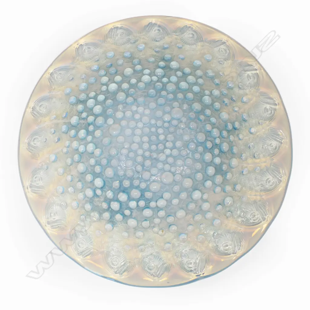 René Lalique opalescent ‘Roscoff ‘ large charger, Image 1++
