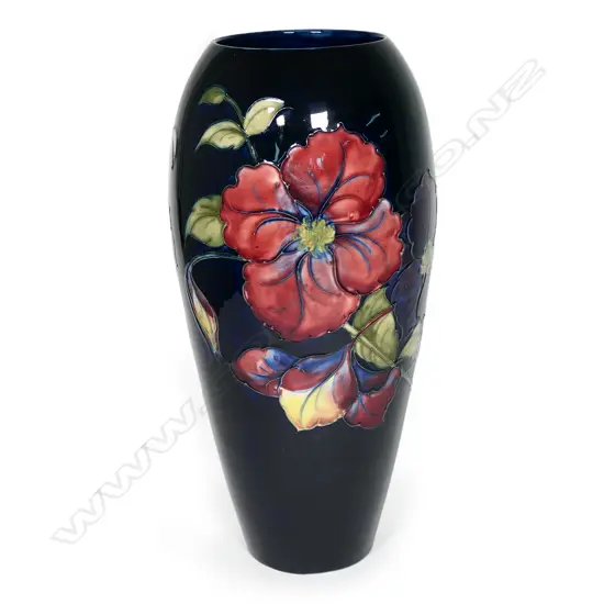 A large Moorcroft vase,