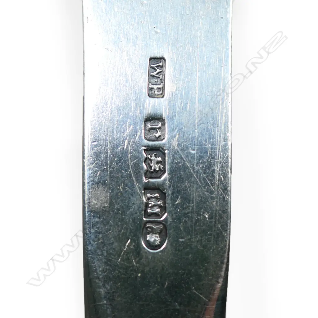 A George IV silver meat skewer, Image 1++