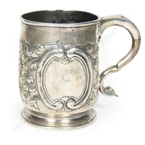 George I silver mug,