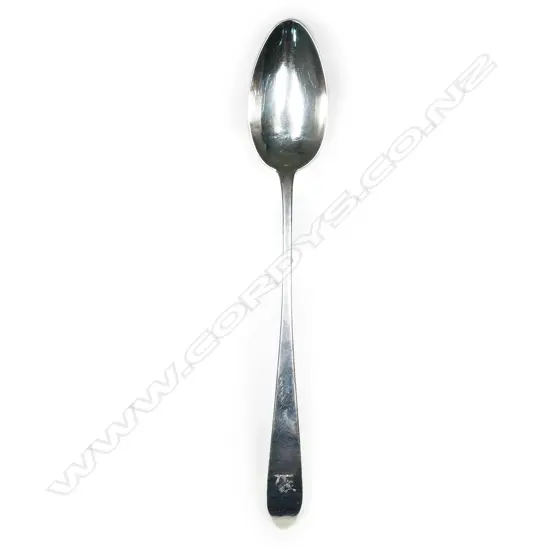 A George III Irish silver pie spoon,