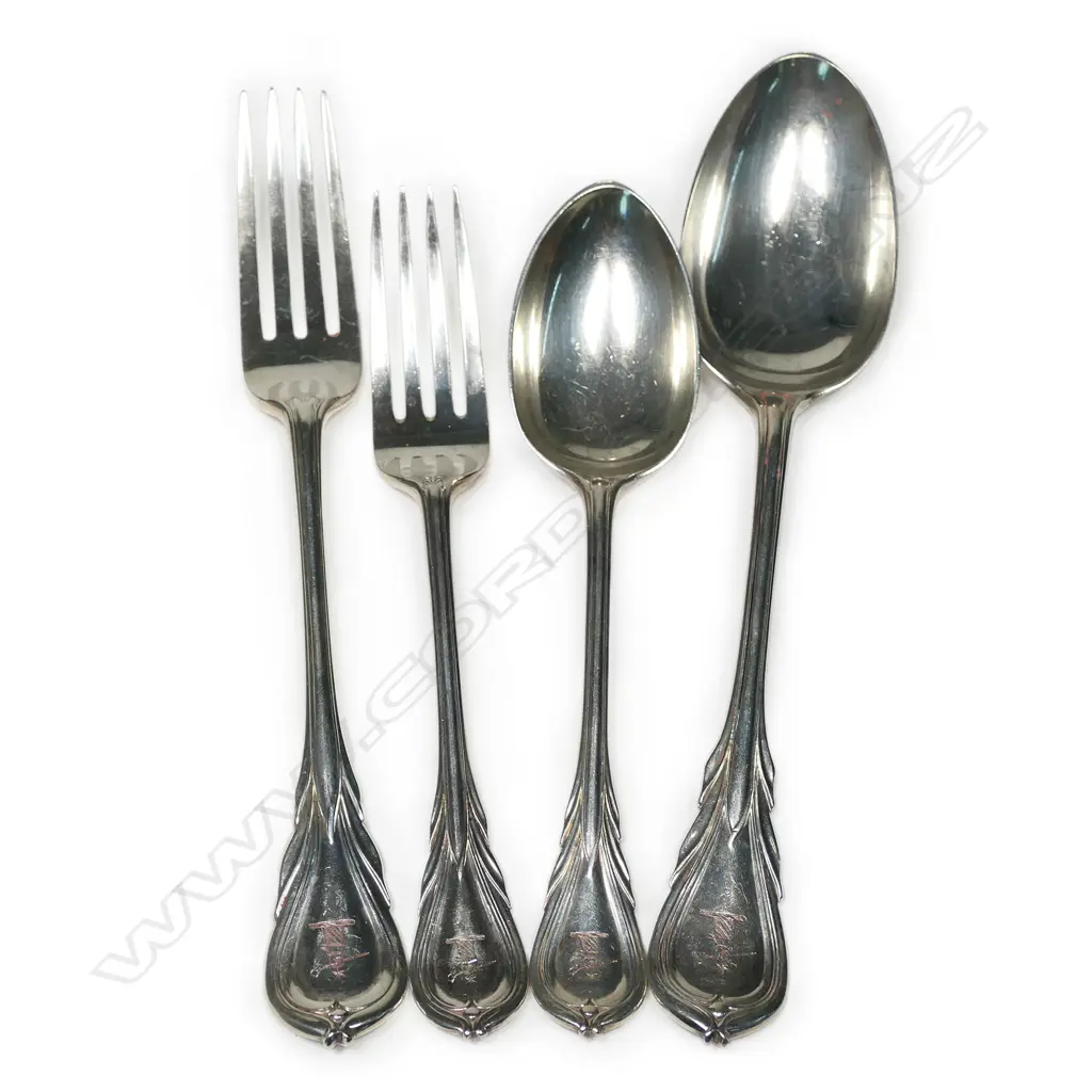 Twenty-four assorted Victorian silver spoons and forks, Image 1++