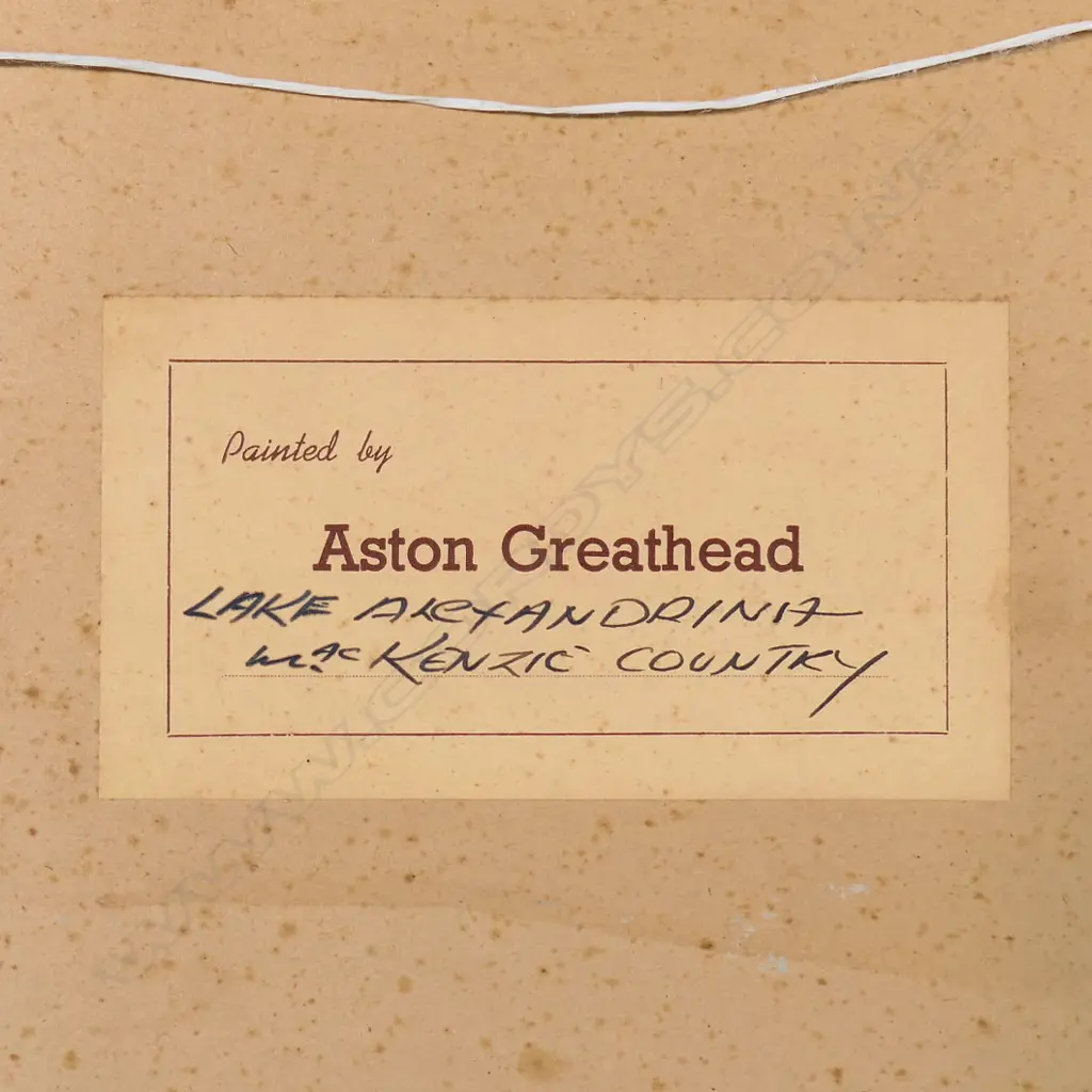 Aston Greathead ((1921–2012), Image 1++