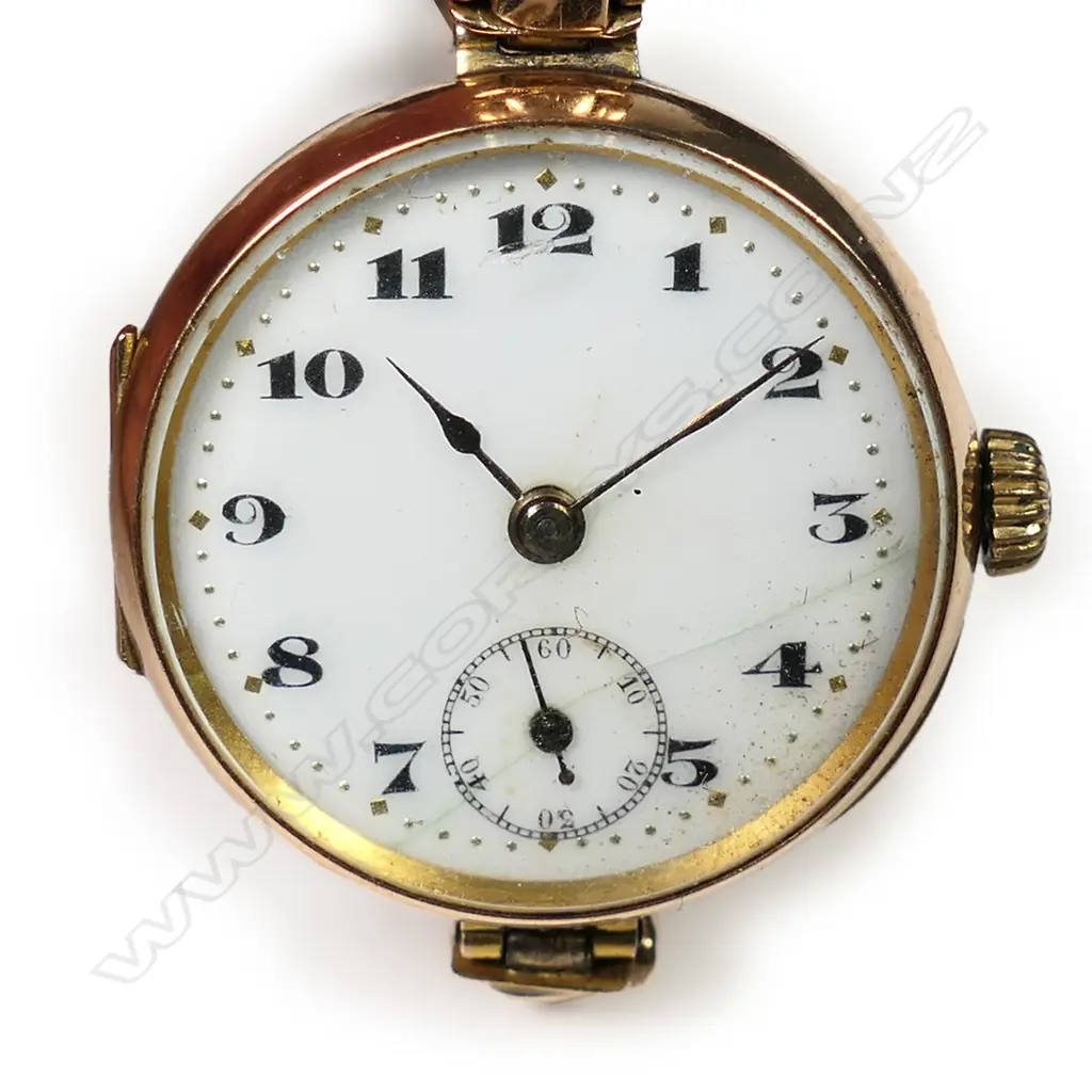 A 1920's Rolex ladies 9ct rose gold wristwatch, Image 1++