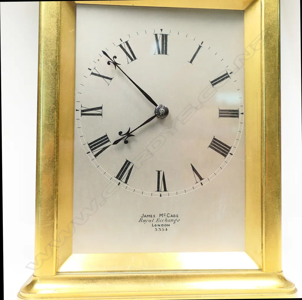 A rare quality early 19thC James McCabe hour striking carriage clock, Image 1++