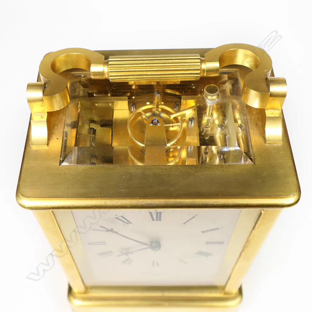 A rare quality early 19thC James McCabe hour striking carriage clock, Image 1++