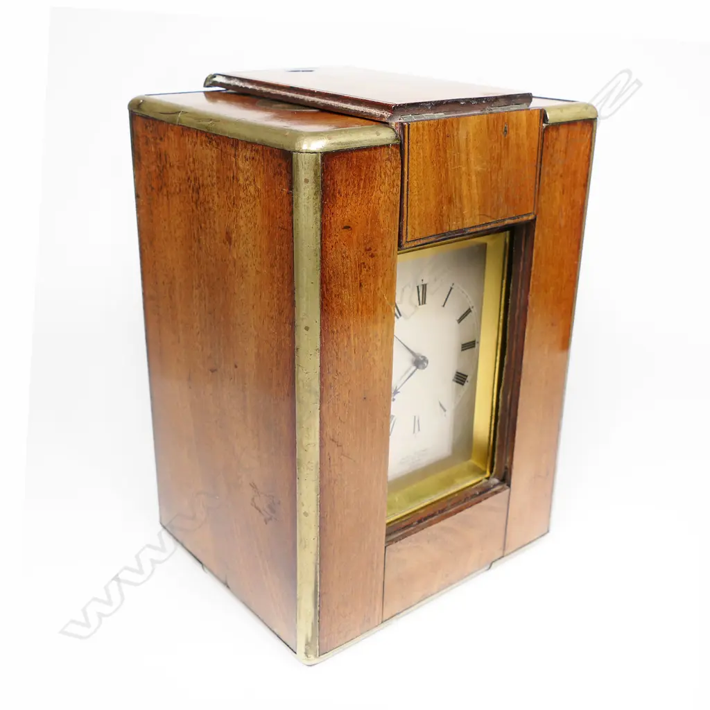 A rare quality early 19thC James McCabe hour striking carriage clock, Image 1++