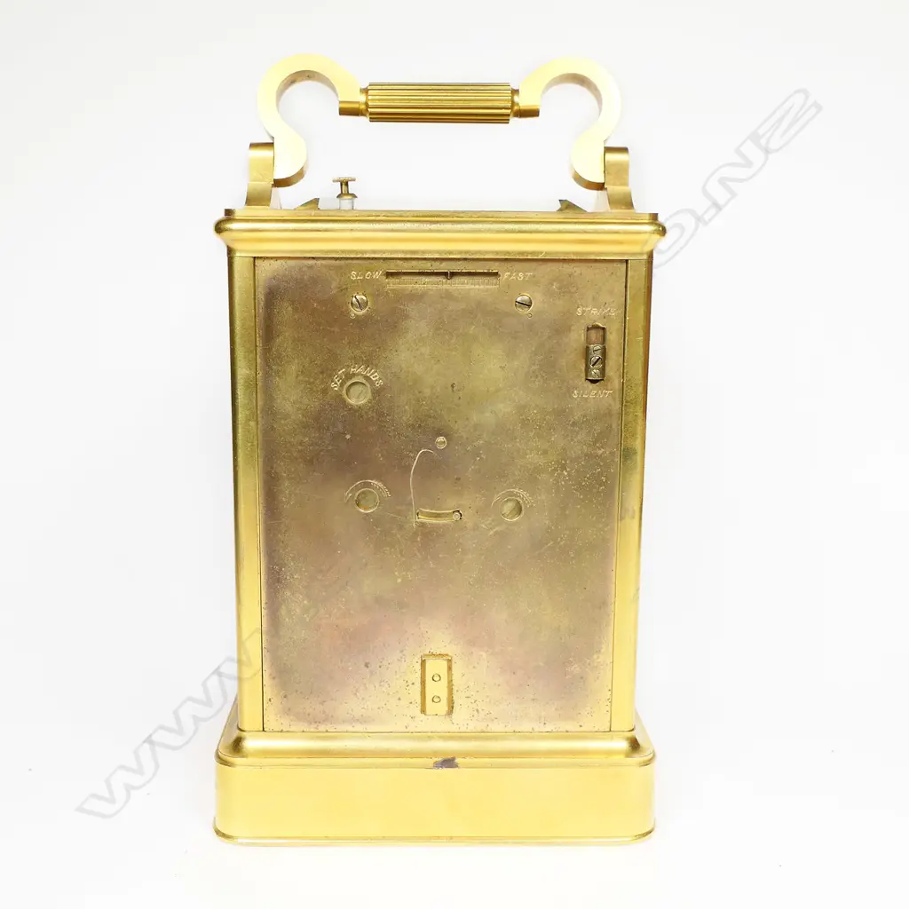 A rare quality early 19thC James McCabe hour striking carriage clock, Image 1++