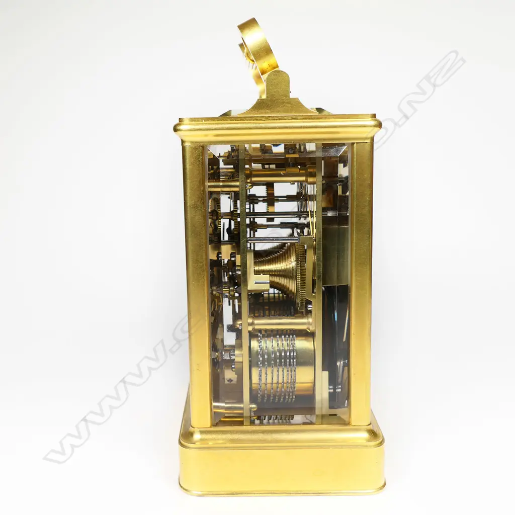 A rare quality early 19thC James McCabe hour striking carriage clock, Image 1++