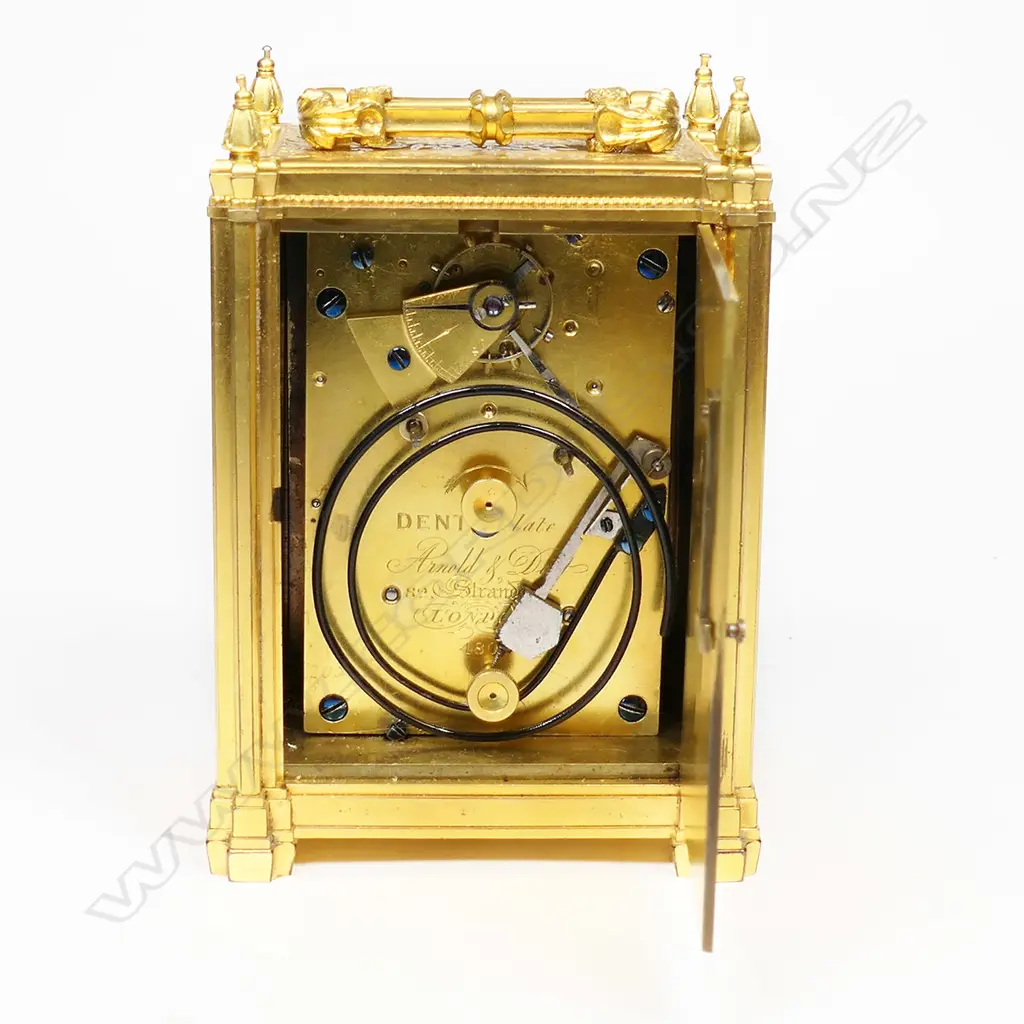 A rare Dent (late Arnold and Dent) carriage clock, Image 1++
