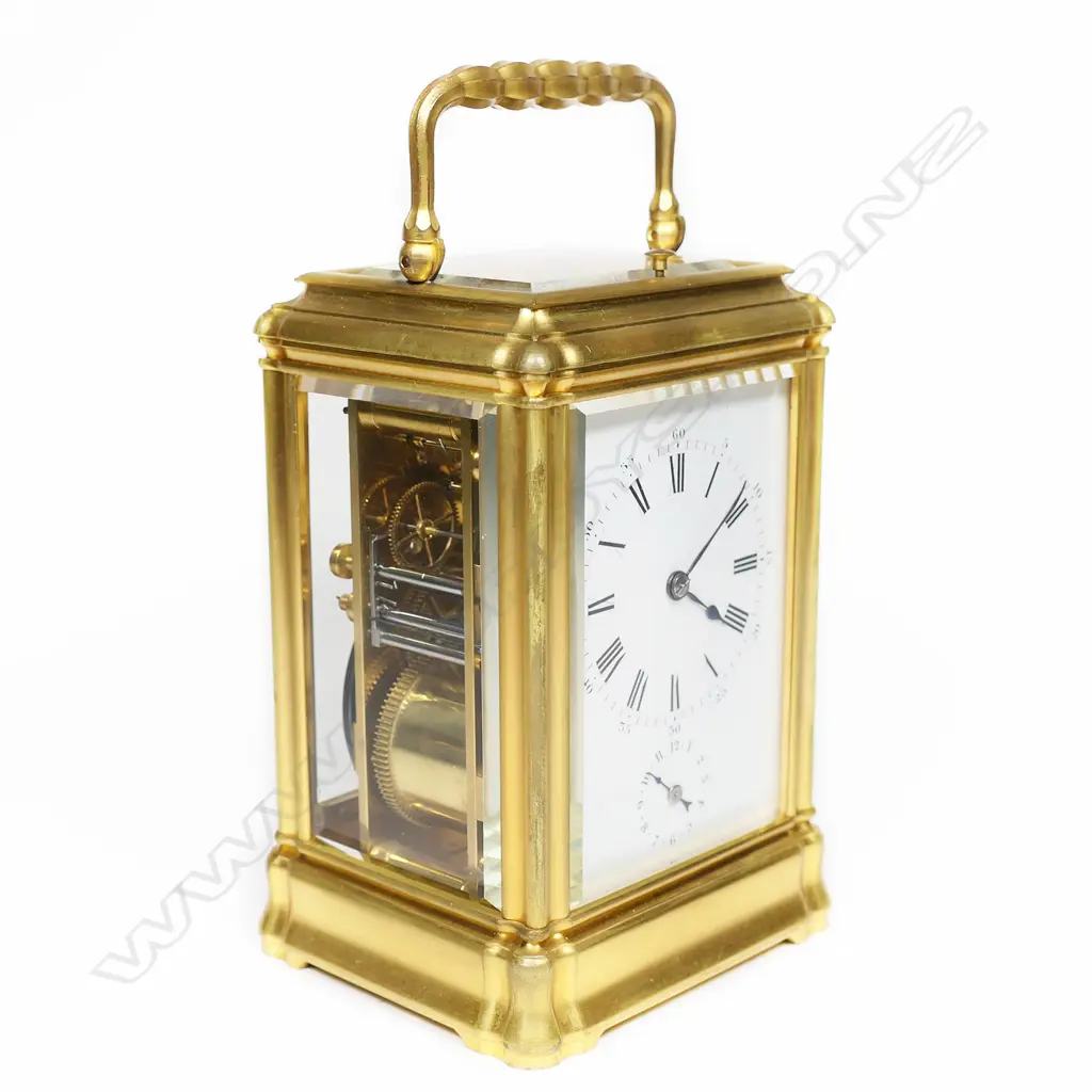 A late19thC Henri Jacot petite sonnerie carriage clock, Image 1++