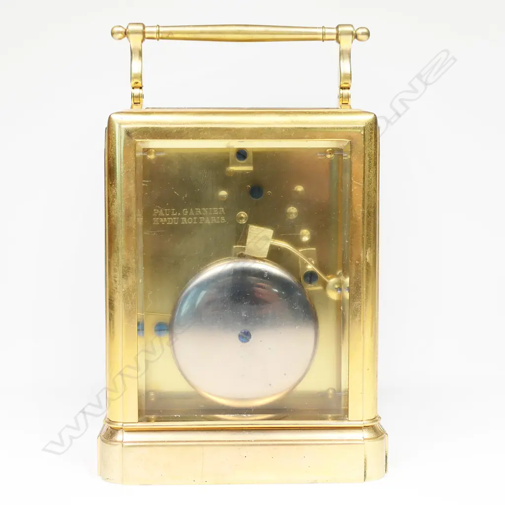 Paul Garnier 19thC striking carriage clock, Image 1++