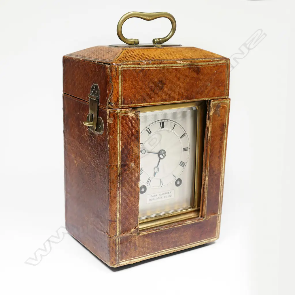Paul Garnier 19thC striking carriage clock, Image 1++