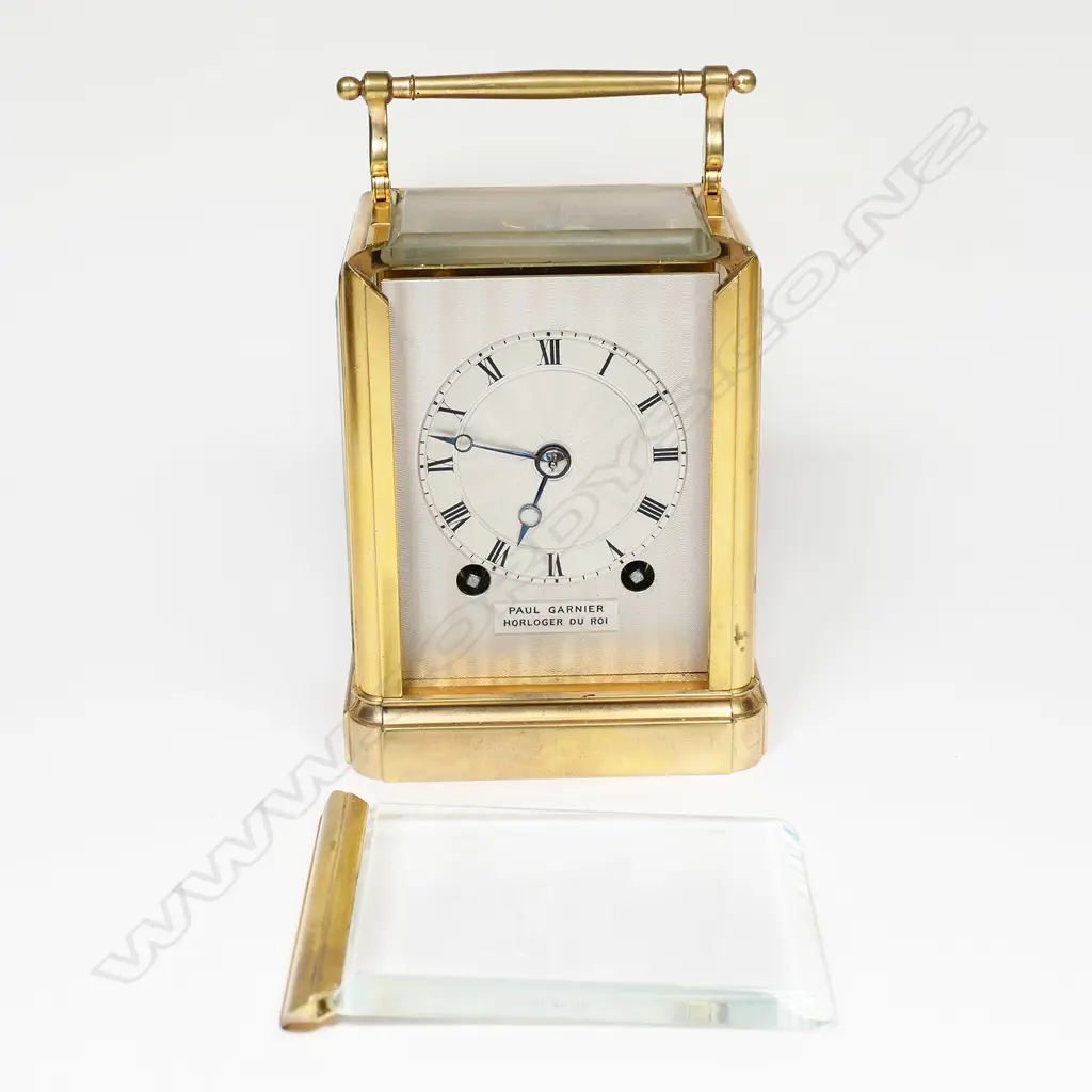 Paul Garnier 19thC striking carriage clock, Image 1++