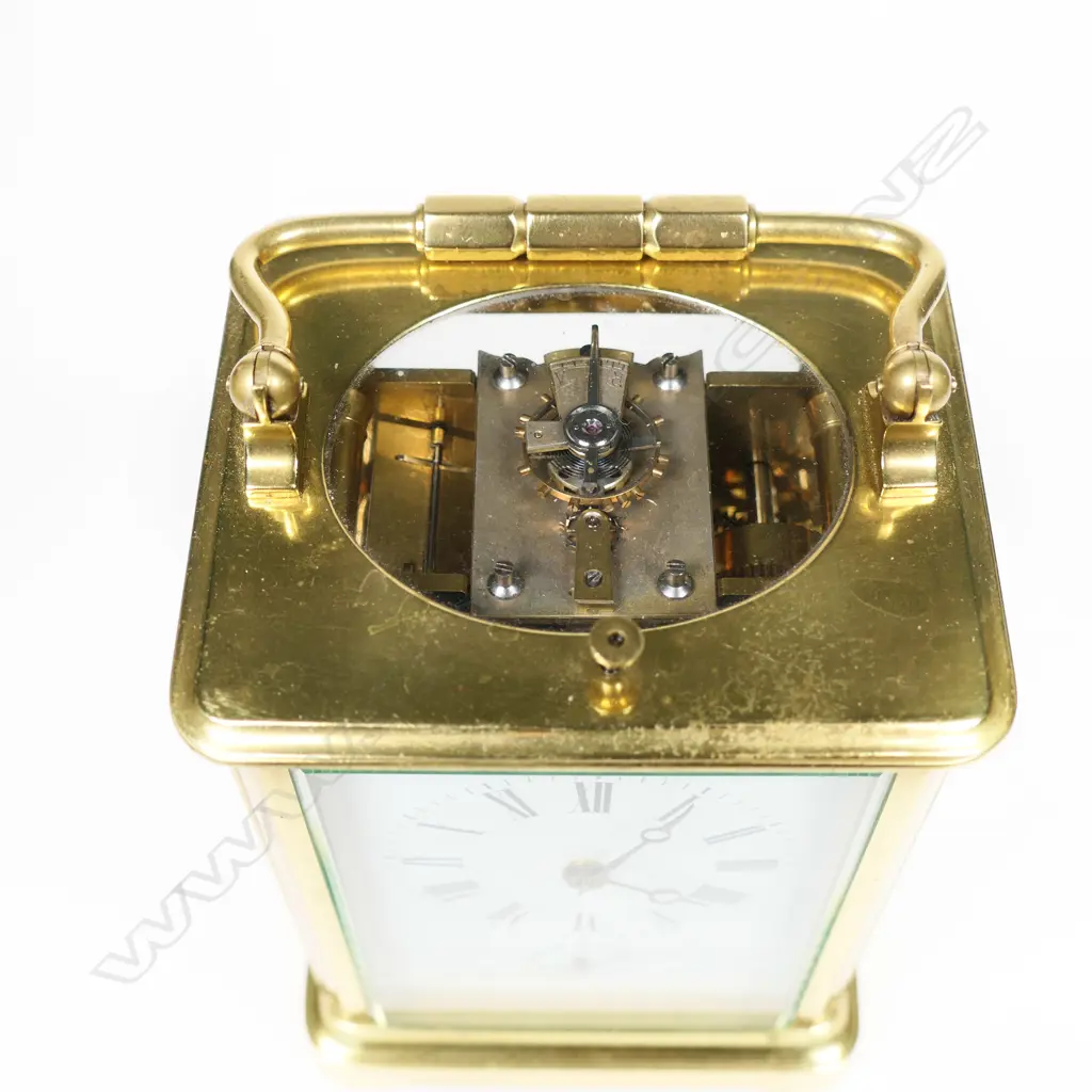 A 19thC French grande sonnerie carriage clock, Image 1++