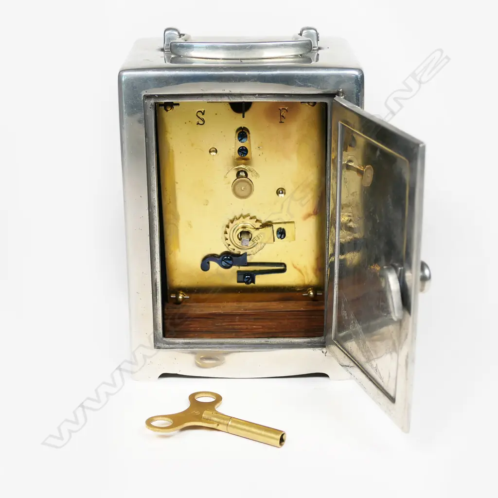 A Liberty & Co. Tudric pewter Archibald Knox timepiece carriage clock c1902, Image 1++