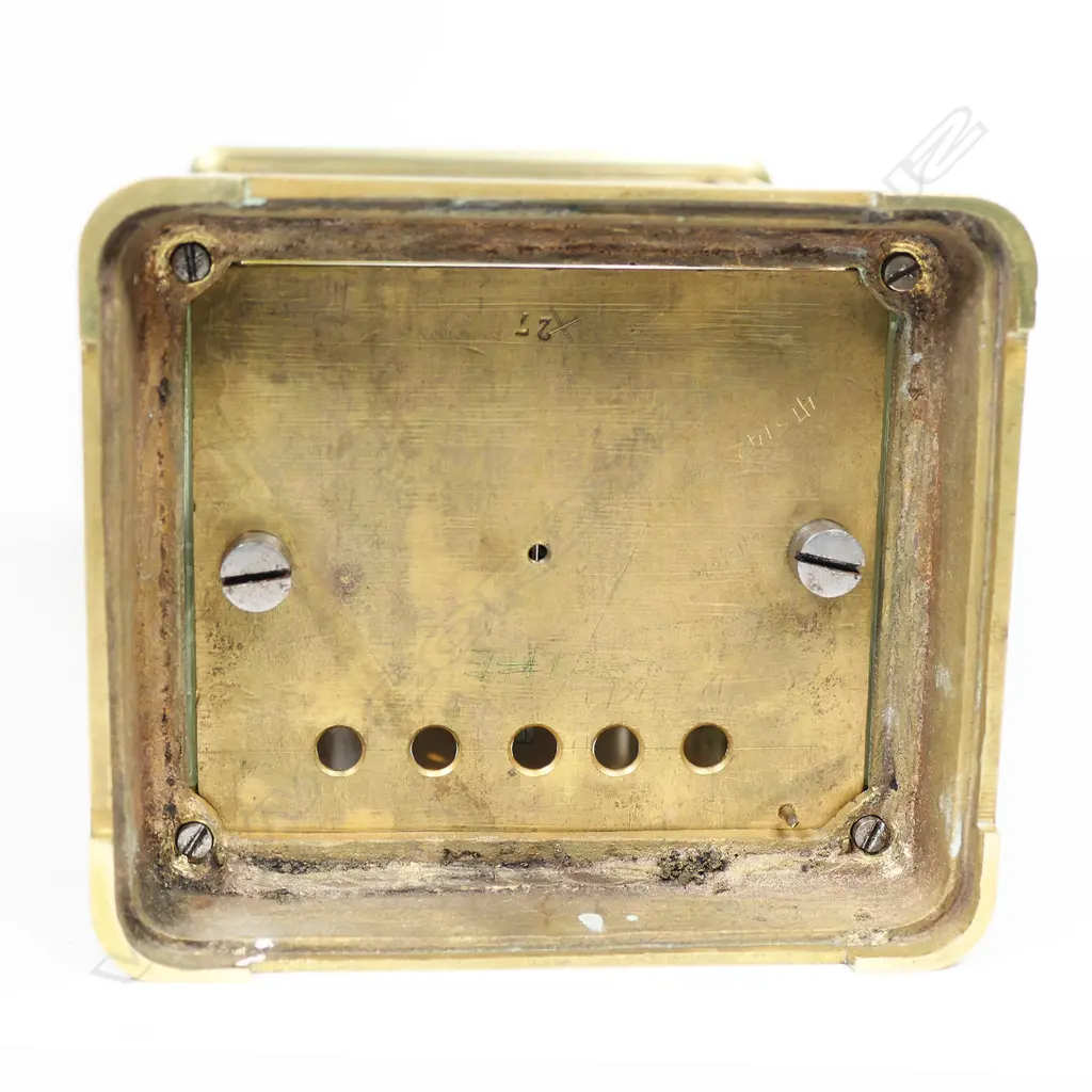 A 19thC French repeater striking carriage clock, Image 1++