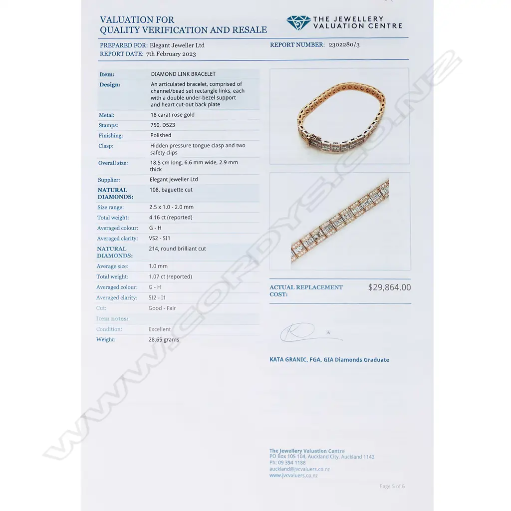 An 18ct rose gold and multi diamond triple row articulated bracelet, Image 1++