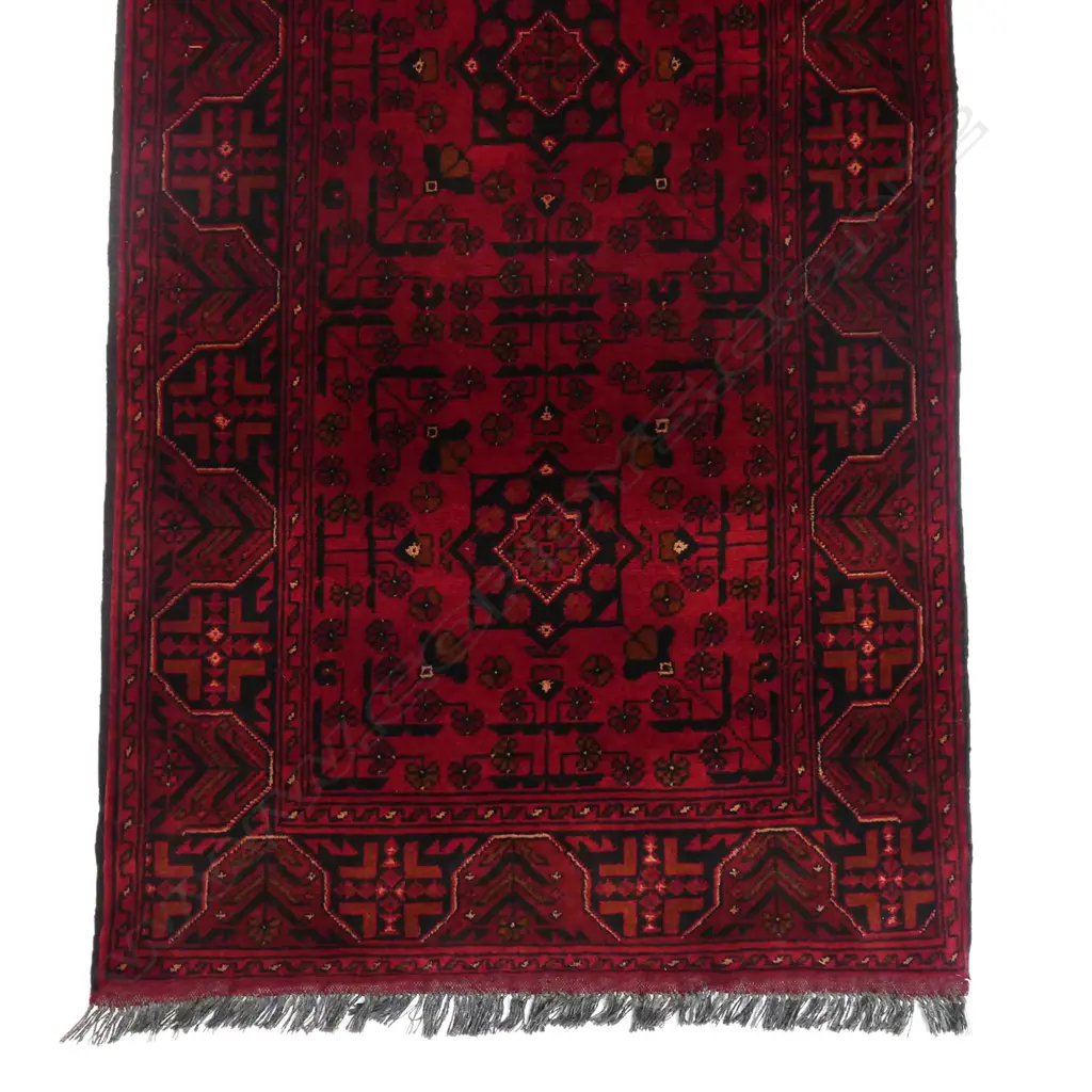 A hand knotted Afghan Andkhoi runner, Image 1++