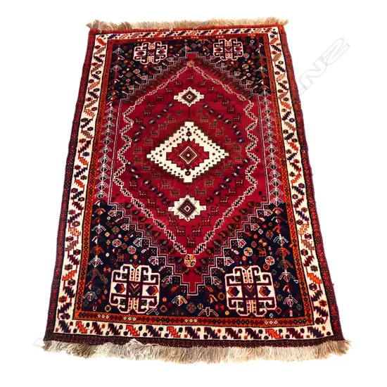 A Persian Shiraz all wool rug,