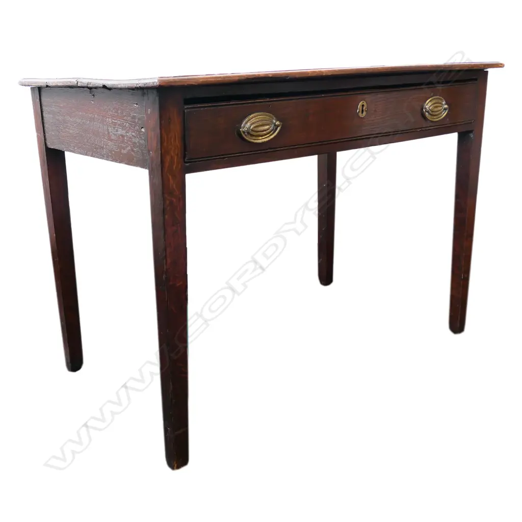 A Geo.III oak side table, Image 1++