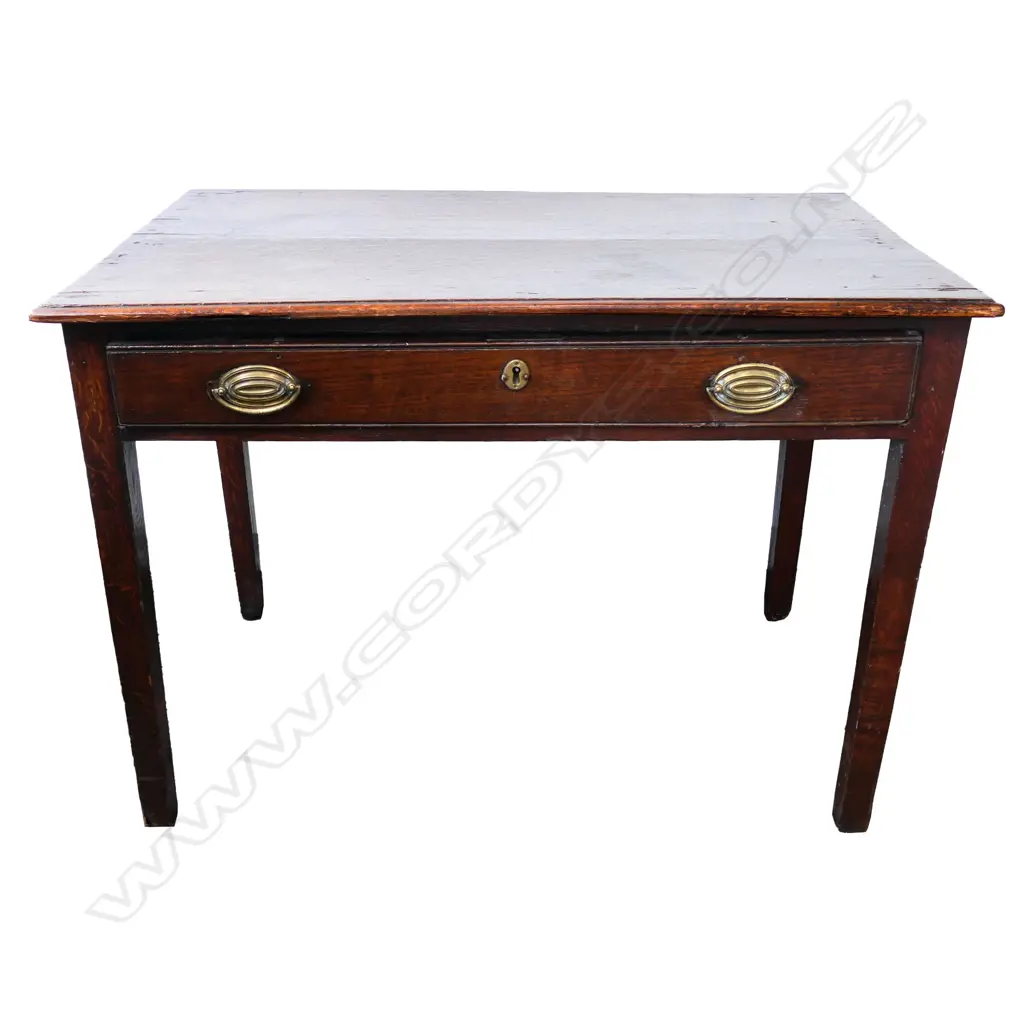 A Geo.III oak side table, Image 1++
