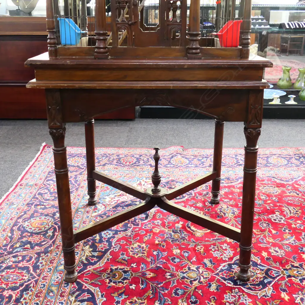 A large vintage floor standing elaborate Russian style architectural bird cage, Image 1++