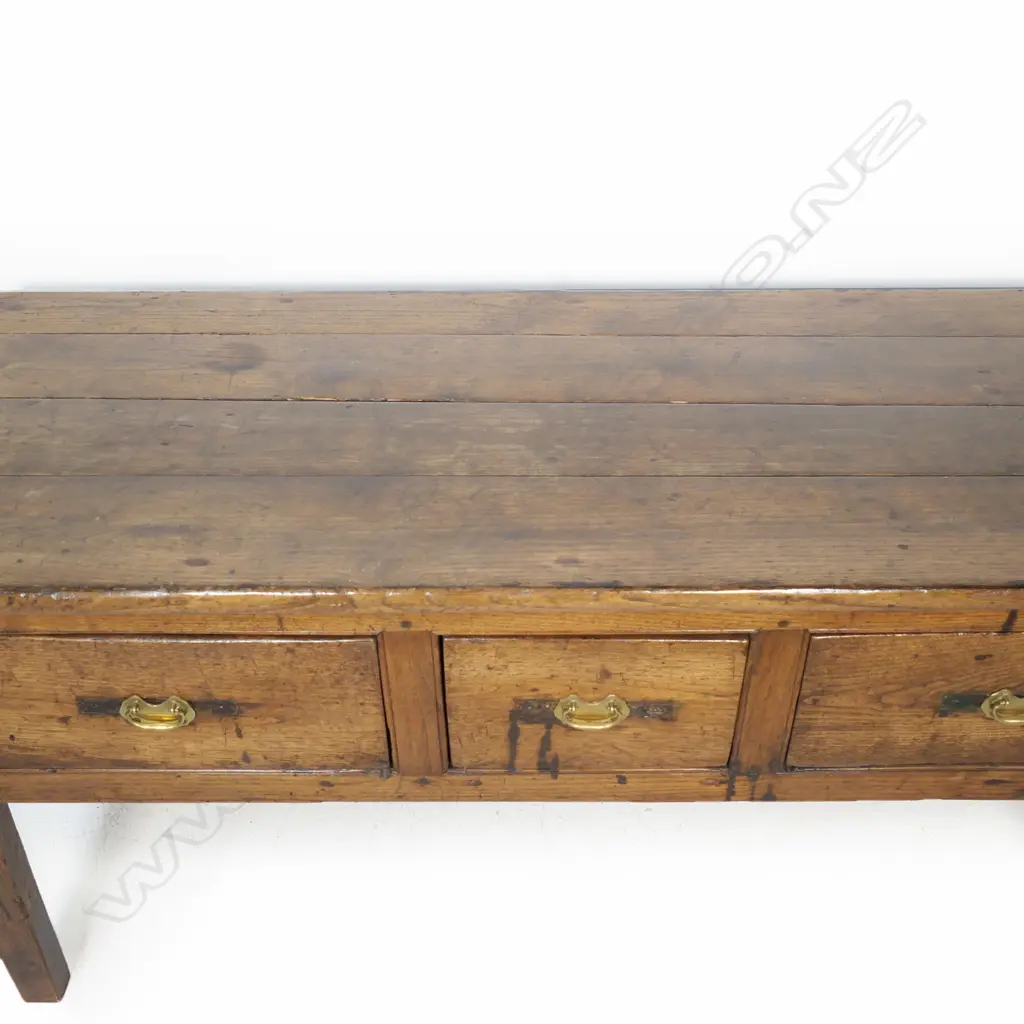 A 19thC French fruitwood sideboard base, Image 1++