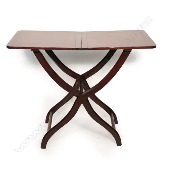 A Victorian mahogany coaching table,