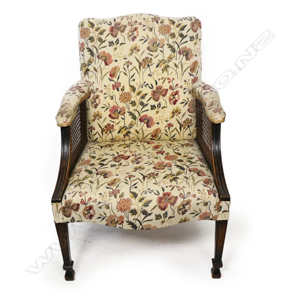 A 19thC bergère chair, Image 1++