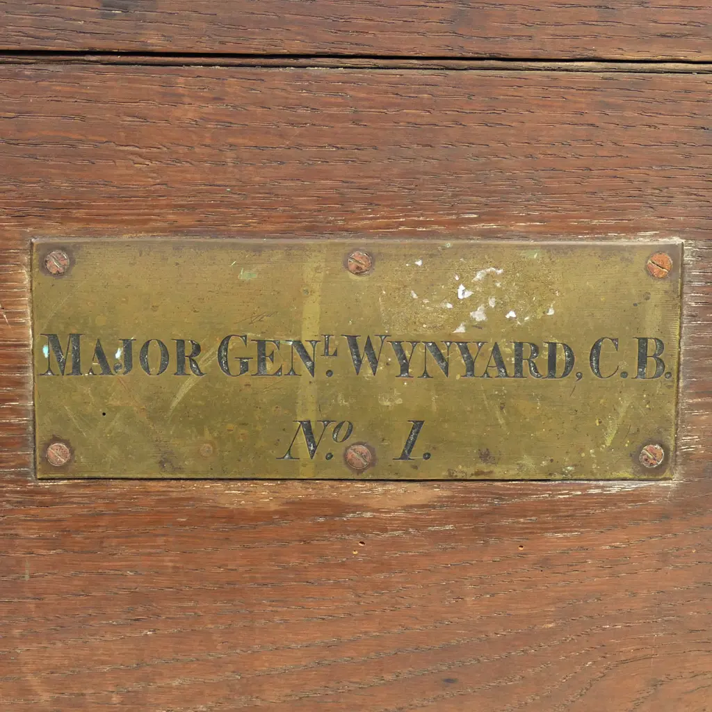 Lieutenant-colonel Robert Henry  Wynyard CB (1802 – 1864) historical travelling chest, Image 1++