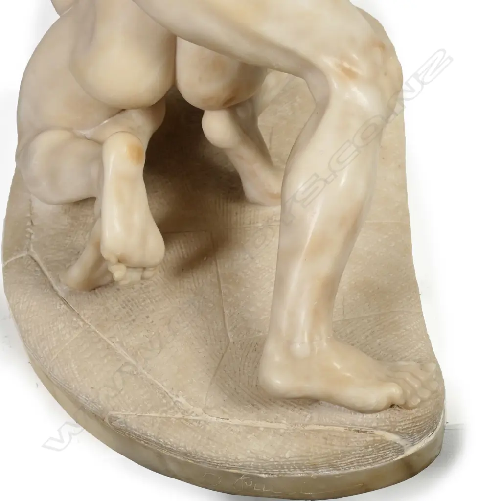 A late 19thC neoclassical marble sculpture, Image 1++