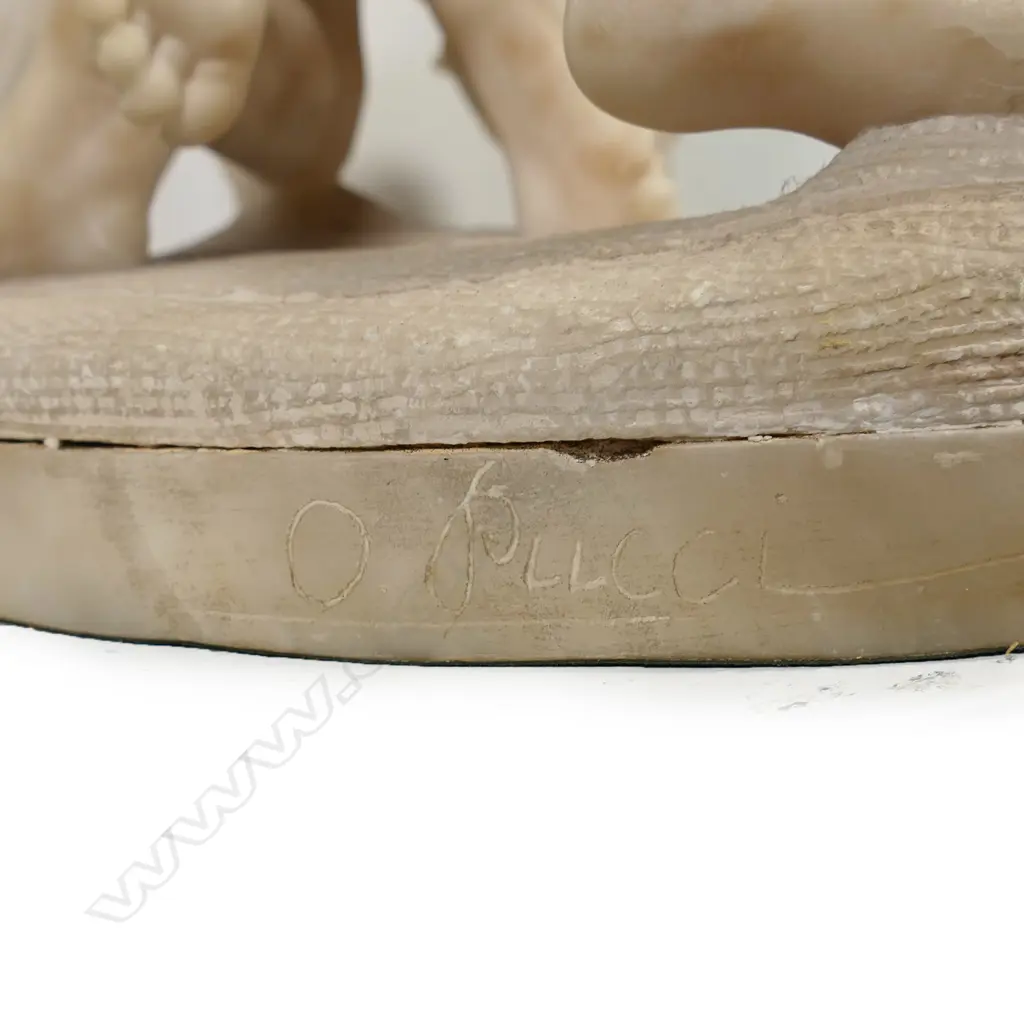 A late 19thC neoclassical marble sculpture, Image 1++