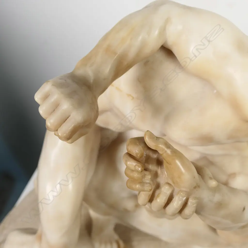 A late 19thC neoclassical marble sculpture, Image 1++