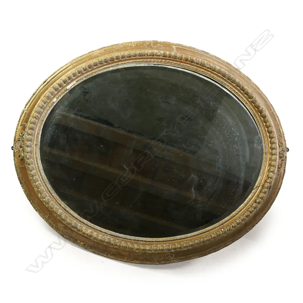 A 19thC gilt framed mirror, Image 1++