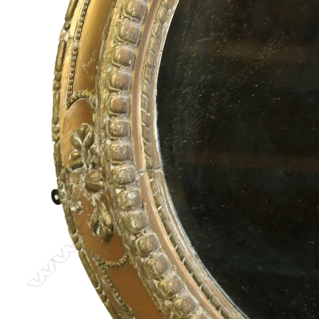 A 19thC gilt framed mirror, Image 1++