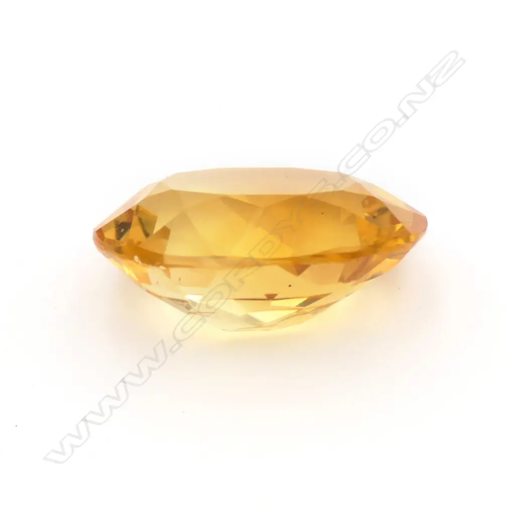Citrine – 17.25ct. - oval mixed cut Image 1++