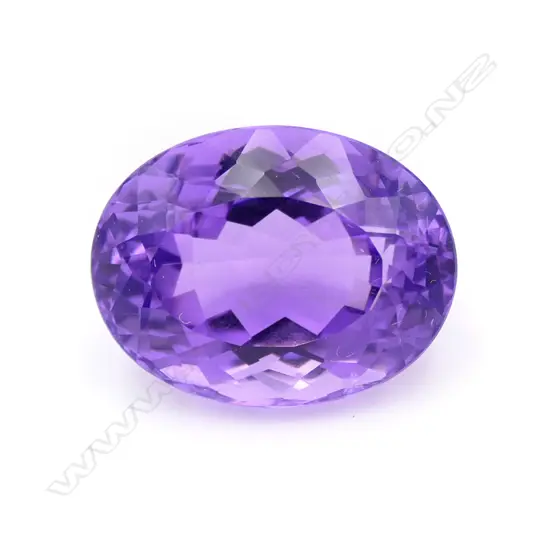 Amethyst – 21.70ct. oval mixed cut