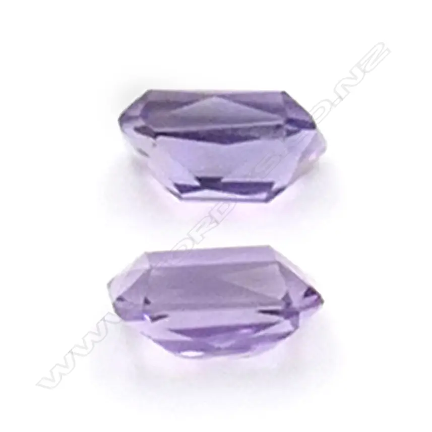 Amethyst – 2.96ct. 2 stones octagon Image 1++