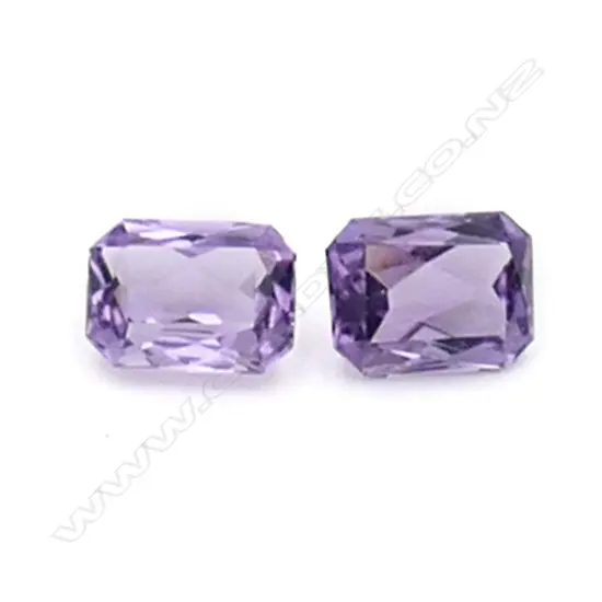 Amethyst – 2.96ct. 2 stones octagon