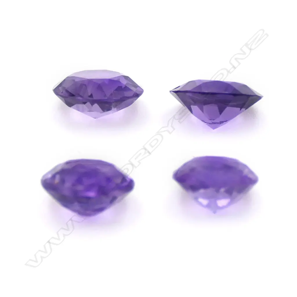 Amethyst – 4.86ct. 4 stones round Image 1++