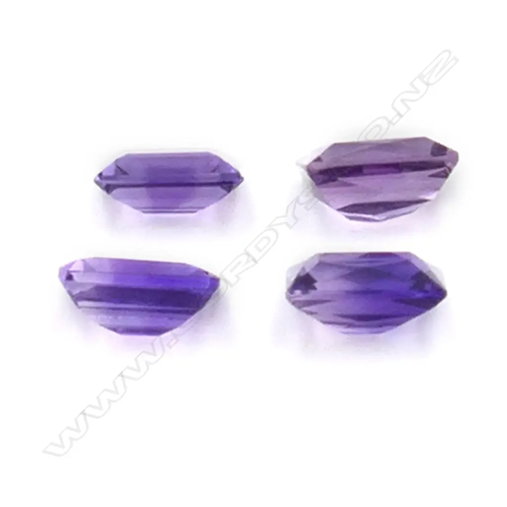 Amethyst – 11ct. - 4 stones rectangular Image 1++