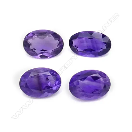 Amethyst – 22.08ct. - 4 stones oval